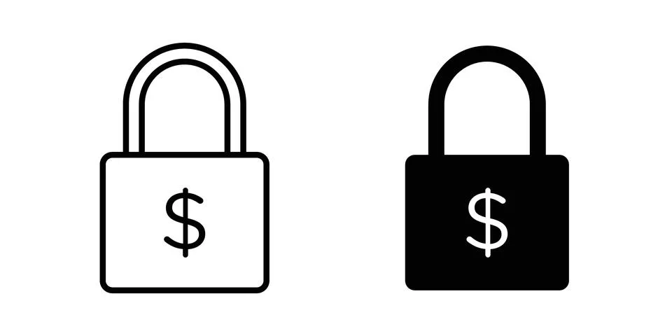 Fixed price icon vector editable eps10 Stock Illustration