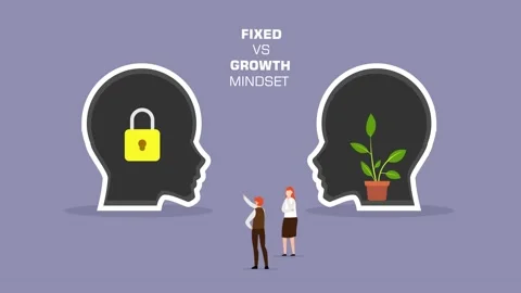 Fixed Vs Growth Mindset Stock Footage 231092396