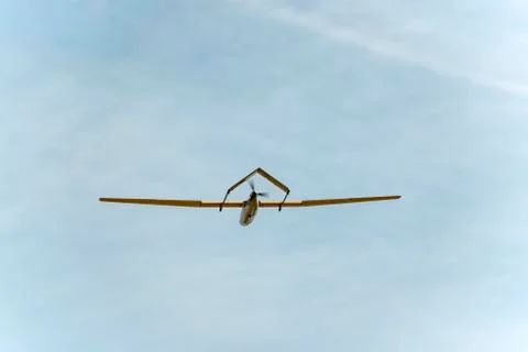 Fixed-wing drone prototype Stock Photos