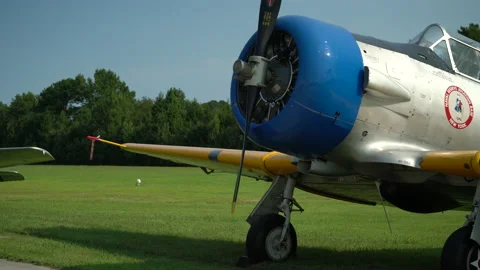 Fixed Wing Propeller Airplane 스톡 동영상 161913838
