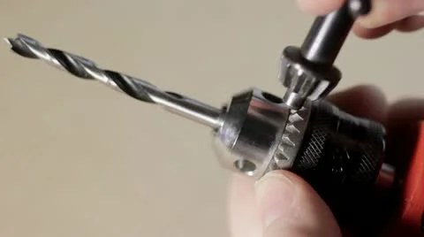 Fixing bit in drill Video stock 13142215