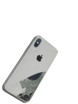 Fixing a broken IPhone Stock Photos