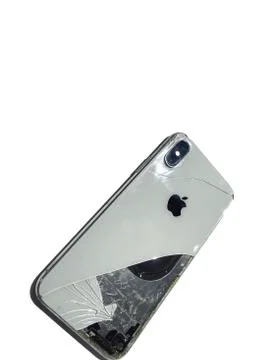 Fixing a broken IPhone Stock Photos
