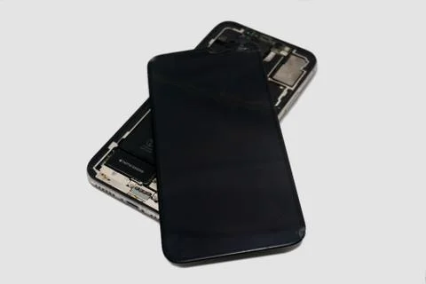 Fixing a broken IPhone Stock Photos