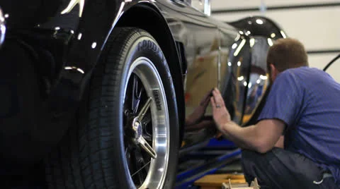 Fixing an classic Stock Footage 24429071