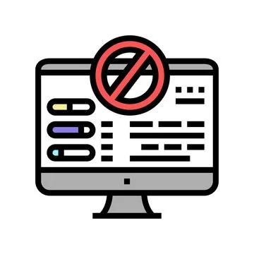 Fixing computer errors color icon vector illustration Stock Illustration