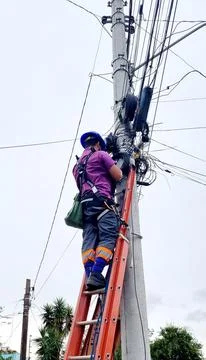 Fixing connection Stock Photos