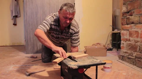 Fixing Floor Stock Footage 29250399