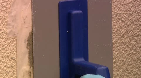 Fixing hole in wall Video stock 11909598