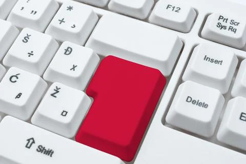 Fixing Internet Problems Concept, Sending Error Report Online, Information Stock Photos