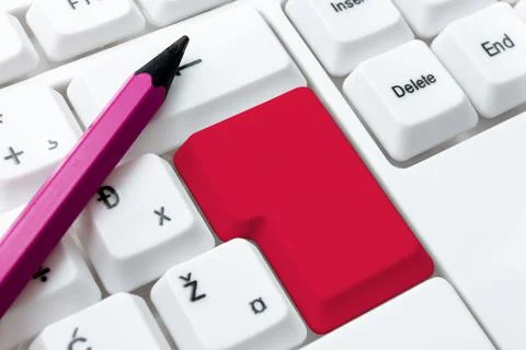 Fixing Internet Problems Concept, Sending Error Report Online, Information Foto stock