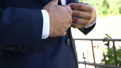 Fixing Suit Stock Footage 138735216