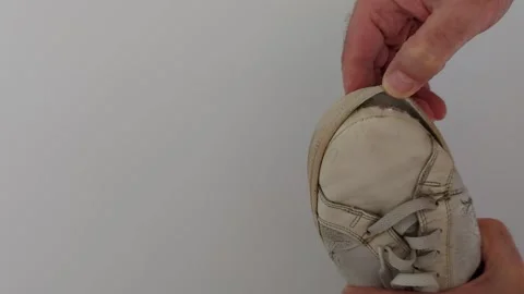 Fixing Torn Shoe Sole: Simple Repair Tips Video stock 305915972