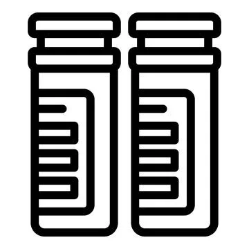 Fizzing powder vitamin icon outline vector. Sugar aid Stock Illustration