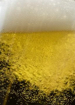 Fizzy drink forming bubbles background Stock Photos