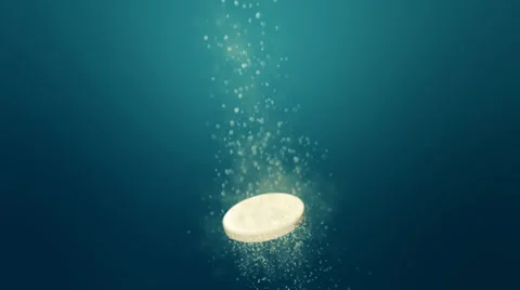 Fizzy pill in the water 動画素材 31561247