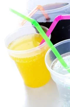 Fizzy soda drinks Stock Photos
