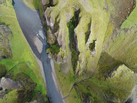 Fjadrargljufur Canyon Stock-Footage 80621034