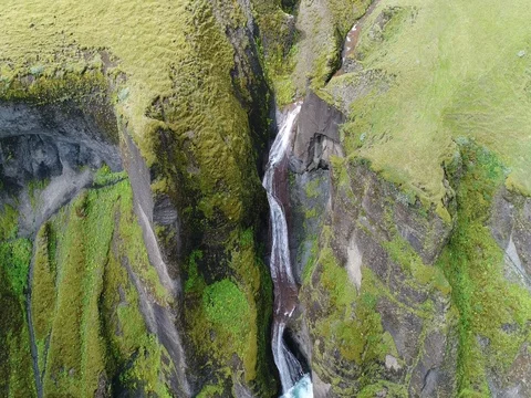Fjadrargljufur Canyon Video stock 80621055