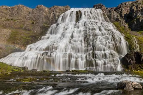 Fjallfoss on Iceland Stock Photos