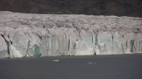 Fjallsjokull glacier Stock Footage 35934686
