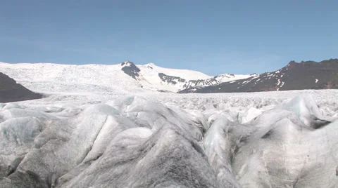 Fjallsjokull glacier Stock Footage 35935234