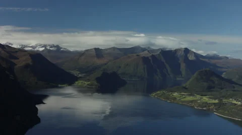 Fjord Stock Footage 30461123