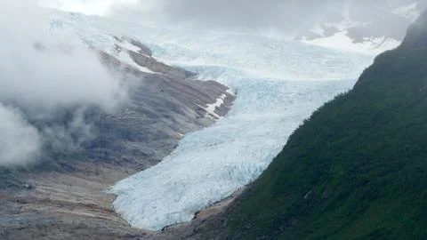 Fjord glacier Stock Photos
