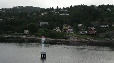 Fjord navigation Stock Footage 11664670