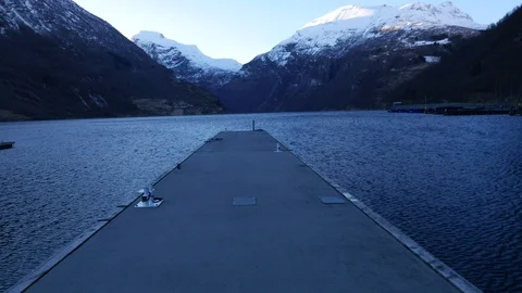 Fjord in Norway 스톡 동영상 126874755