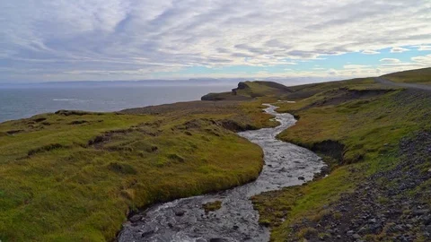 Fjord stream Stock Footage 73264519