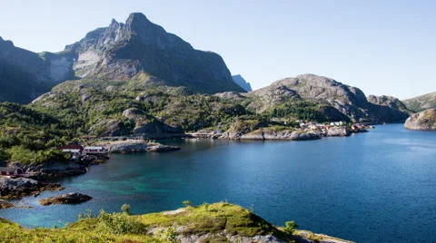 Fjord timelapse Stock Footage 41422067