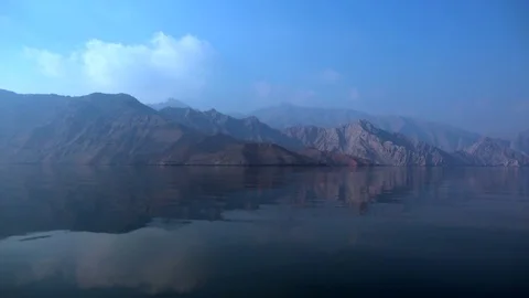Fjords of Khasab, Oman Stock Footage 71575659