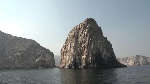 Fjords of Khasab, Oman Stock Footage 71576053