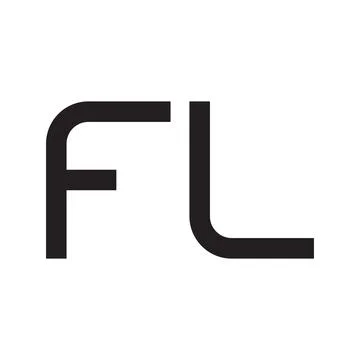 Fl initial letter vector logo icon Stock Illustration