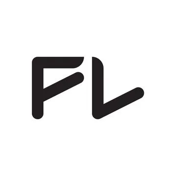 Fl initial letter vector logo icon Stock Illustration