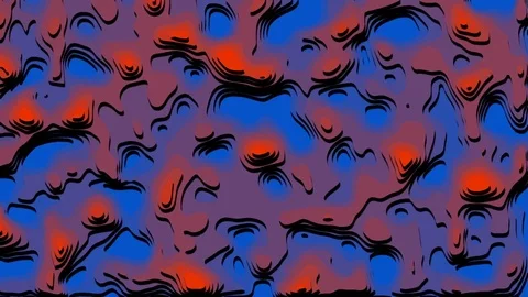 Flacky Gradient Pattern Like Topographic Map   -   Abstract  Video Footage Video stock 71480801