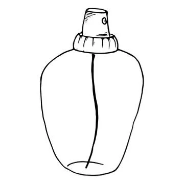 Flacon icon. Cosmetic products. Illustrazione stock