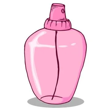 Flacon of perfume Stock Illustration