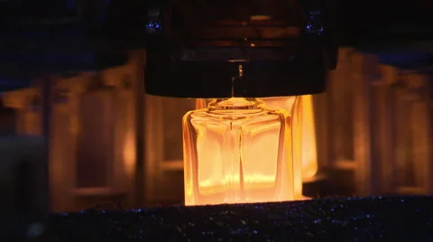 Flacon production in foundry Stock Footage 57451313