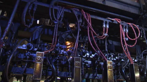 Flacon production in a foundry Stock Footage 57451533