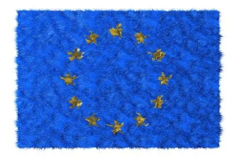 Flag 3d Illustrazione stock