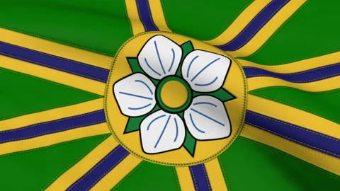 Flag of Abbotsford City Loop Stock Footage 241226355