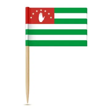 Flag of Abkhazia 10eps Stock Illustration