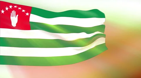 Flag of Abkhazia Stock Footage 959557