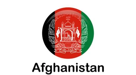 Flag of Afghanistan. Accurate dimensions, elements proportions and colors. Stock Illustration