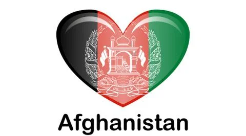 Flag of Afghanistan. Accurate dimensions, elements proportions and colors. Stock Illustration