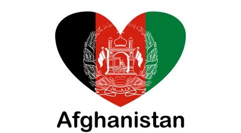 Flag of Afghanistan. Accurate dimensions, elements proportions and colors. Stock Illustration
