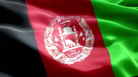 Flag Afghanistan Stock-Footage 47709755