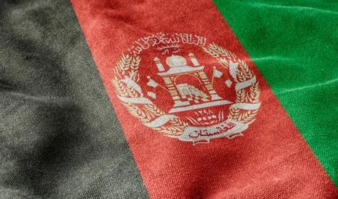 Flag of afghanistan Иллюстрация